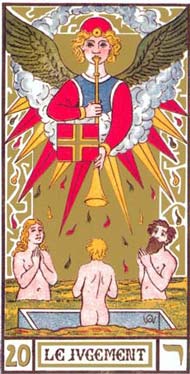 Le Jugment no Tarot de Oswald Wirth
