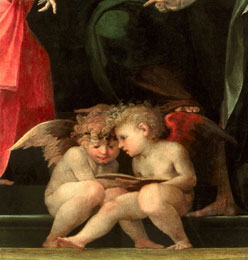 Dois Querubins - Rosso Fiorentino