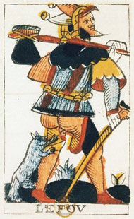 O Louco no Tarô de Jean Noblet (1650)