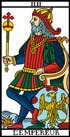 O Imperador no Tarot de Marselha-Camoin