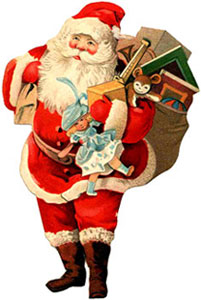 Santa Claus em sua versão Coca-Cola