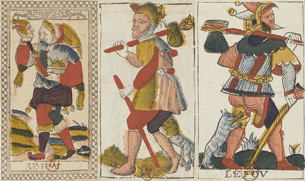 O Louco em baralhos franceses do século 17