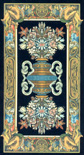 O dorso das cartas no Tarot Visconti-Sforza (restaurado)