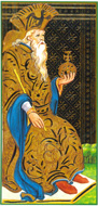 O Imperador no Tarot Visconti-Sforza (restaurado)