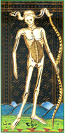 A Morte no Tarot Visconti-Sforza (restaurado)