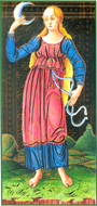 A Lua no Tarot Visconti-Sforza (restaurado)