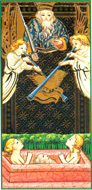 O Julgamento no Tarot Visconti-Sforza (restaurado)