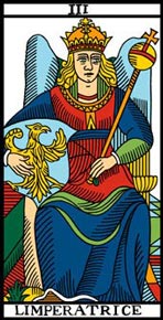 A Imperatriz no Tarot de Marselha-Camoin