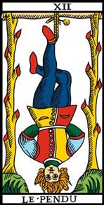 O Pendurado no Tarot de Marseille-Camoin