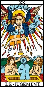 O Julgamento no Tarot de Marseille-Camoin