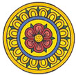 A Moeda no Tarot de Marselha, símbolo do naipe de Ouros.