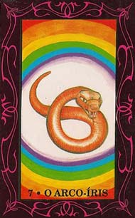 A Serpente (Rainha de Espadas) no tarô cigano de Dellamonica