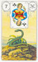 Serpente no Baralho Lenormand - Baralho Cigano (Rainha de Copas)