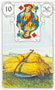Foice no Baralho Lenormand - Baralho Cigano (Valete de Ouros)