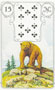 Urso no Baralho Lenormand - Baralho Cigano (Dez de Paus)