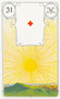 Sol no Baralho Lenormand - Baralho Cigano (Ás de Ouros)