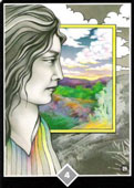 Quatro de Paus no Osho Tarot