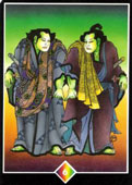 Seis de Paus no Osho Tarot