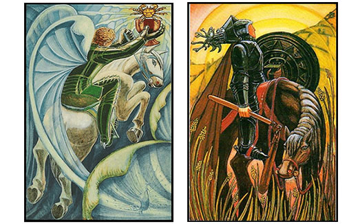 Cartas da corte - exercicios - Thoth Tarot