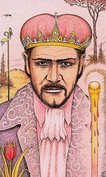 Rei de Paus no cosmic Tarot