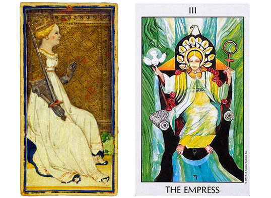 Rainhas do Tarot - Mães e Sensitivas