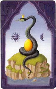 A Serpente no Mystical Lenormand