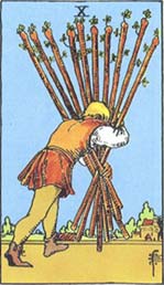 Dez de Paus no Waite Tarot