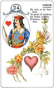 Coeur, o Coração no Petit Lenormand