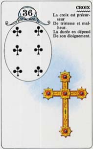 Croix, a Cruz no Petit Lenormand