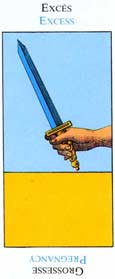 �s de Espadas  no Tarot Grand Etteilla