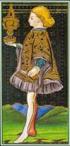 O Valete de Copas no Tarot Visconti-Sforza