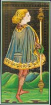 O Valete de Paus no Tarot Visconti-Sforza