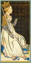 A Rainha de Espadas no Tarot Visconti-Sforza