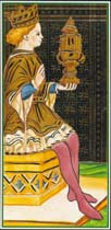 O Rei de Copas no Tarot Visconti-Sforza