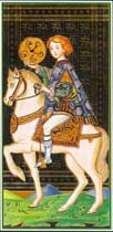 O Cavaleiro de Ouros no Tarot Visconti-Sforza