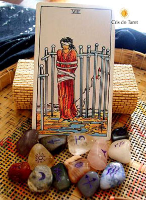 Oito de Oyuros no Waite Tarot