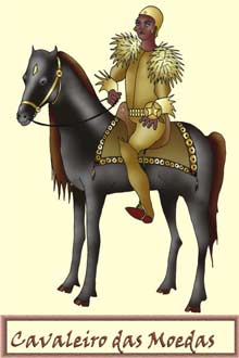 O Cavaleiro de Moedas (Ouros) no Tarot de Joana Trautvetter