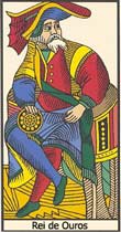 O Rei de Ouros no Tarot de Marselha - Kris Hadar