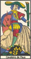 O Cavaleiro de Ouros no Tarot de Marselha - Kris Hadar