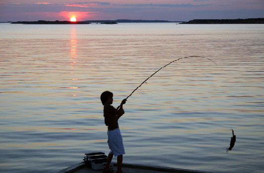 Pesca símbolo da Paciência