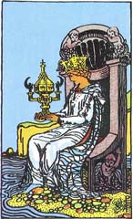 A Rainha de Copas no Tarot Waite