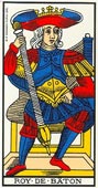 O Rei de Paus no Tarot de Marselha-Grimaud