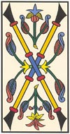 O Dois de Paus no Tarot de Marselha - Kris Hadar