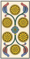 O Seis de Ouros no Tarot de Marselha - Kris Hadar