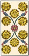 O Dez de Ouros no Tarot de Marselha - Kris Hadar