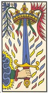 O Ás de Espadas no Tarot de Marselha - Kris Hadar