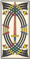 O Sete de Espadas no Tarot de Marselha - Kris Hadar