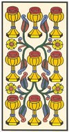 O Nove de Copas no Tarot de Marselha - Kris Hadar