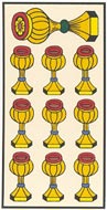 O Dez de Copas no Tarot de Marselha - Kris Hadar