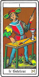 O Magho no Universal Wirth Tarot